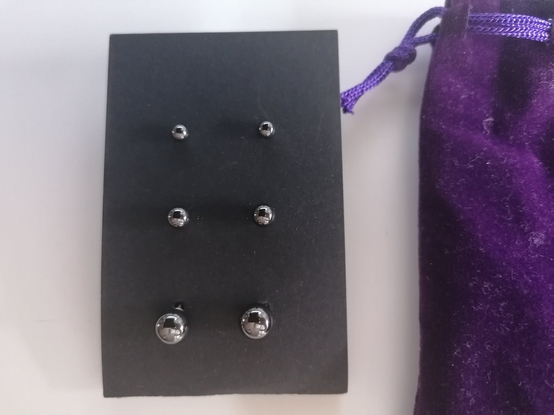 Orecchini pendenti & Orecchini a lobo: Neue 3 paar Ohrstecker, Silber – Nuovo e nell'imballaggio originale da Bottmingen venduto da dah_cfj9