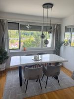 60 CHFI Modernes Esszimmer Komplettset inkl. Teppich &Lampe