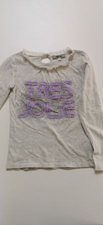 "Très Jolie" Mädchen Langarmshirt, Gr. 122, Top Zustand!