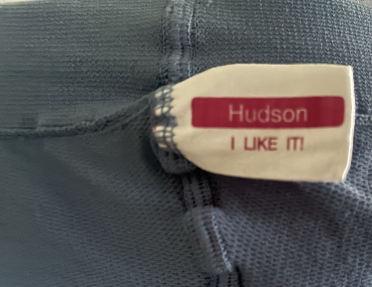 Strümpfe & Strumpfhosen: Strumpfhose Hudson GR. IV hellblau mit Muster – Neu (gemäss Beschreibung) aus Oberrüti von Jomaru 1