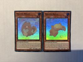Yu-Gi-Oh Melfy-Welpi Melfy-Katzi ROTD-DE019 und DE018