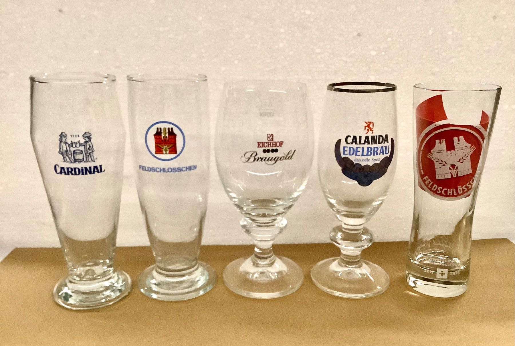 Gläser: Schweizer Biergläser – Gebraucht aus Arcegno von Denni