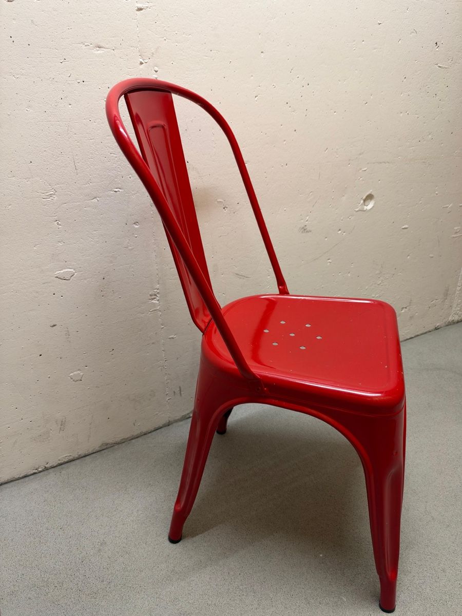 Stühle: Tolix Metallstuhl rot – Gebraucht aus Zürich von Pleasure3 1