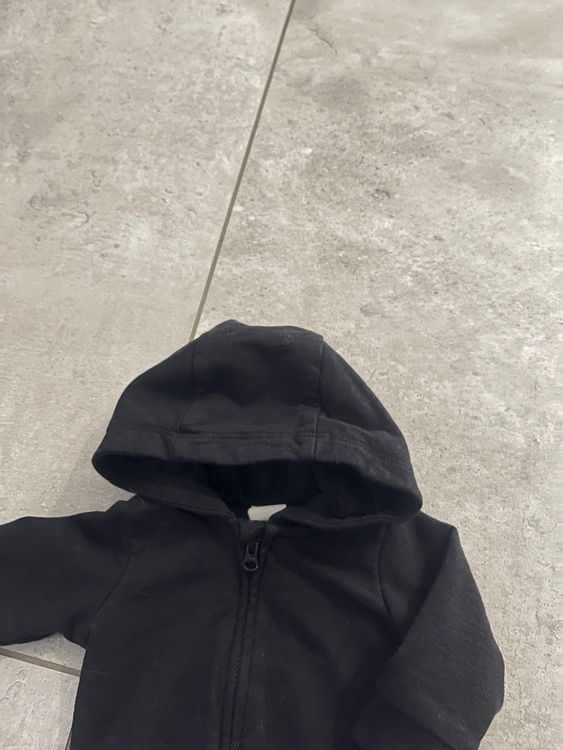H&M süsser Baby Hoodie Jacke in schwarz 50 NEU (Gebraucht