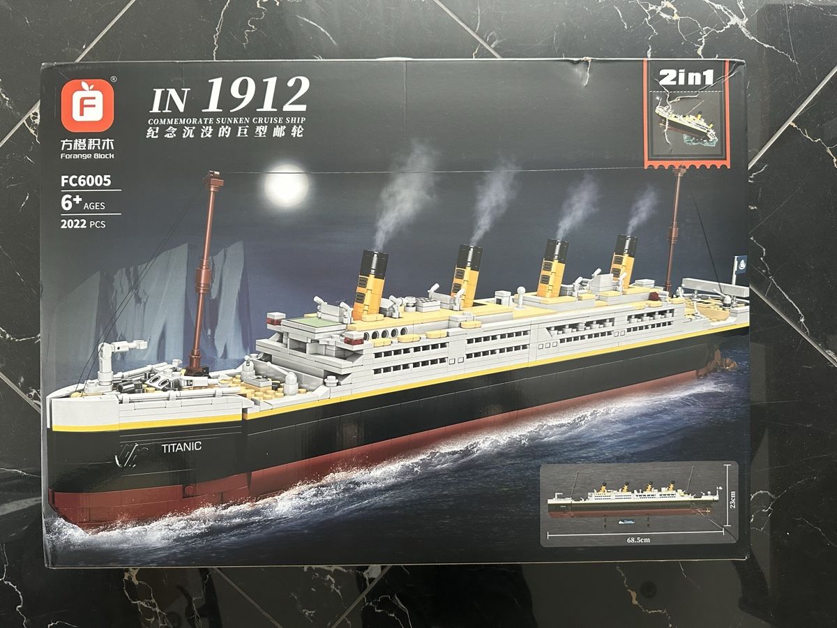 Baukästen: Forange Block Klemmbaustein Titanic 2 in 1 – Neu und originalverpackt aus Thun von tulu_1995