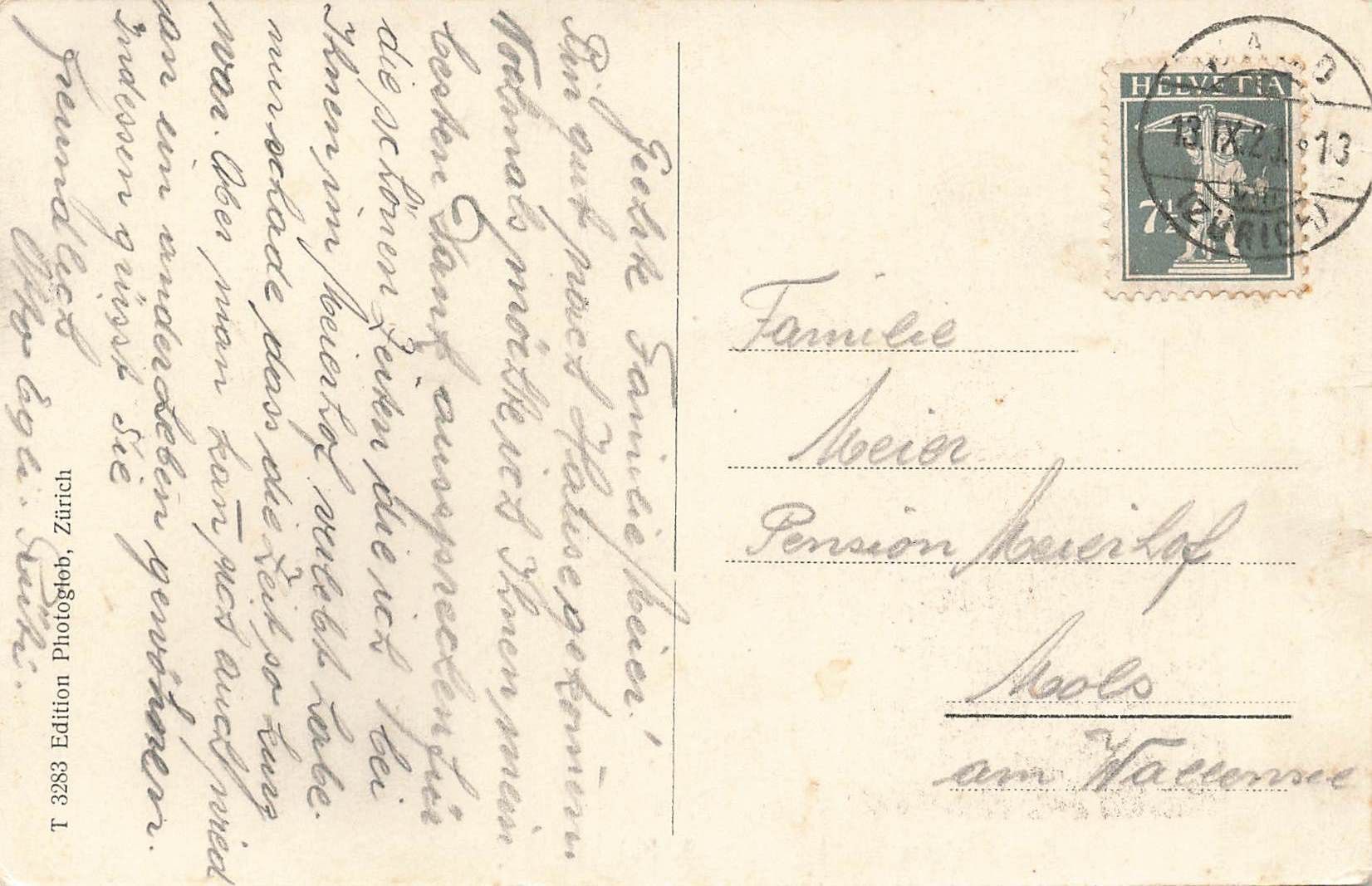 Cartoline postali: Sanatorium Wald Glärnischkette – Usato da Biasca venduto da Blenio71 1