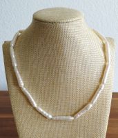 Süsswasserperle Kette, Stäbchen, 48cm