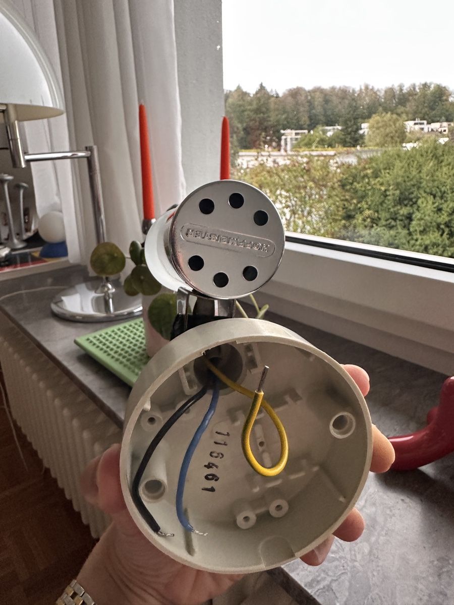 Lampen: Hoffmeister Chrom designer Wandlampe  – Gebraucht aus Baden von Marytumby 6