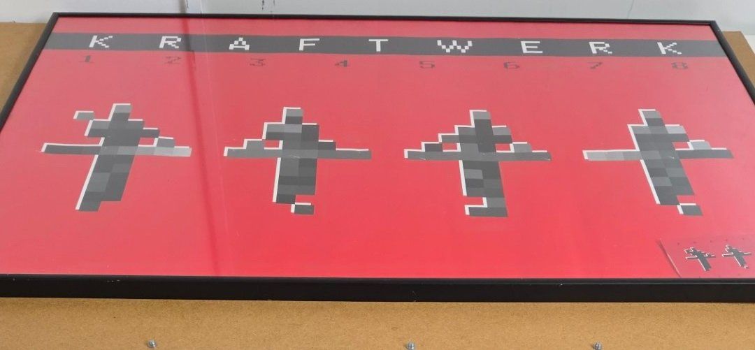 Poster & Bilder: KRAFTWERK 3-D Poster + Ticket & 3D-Brille – Gebraucht aus Flums von Flumsantik 1