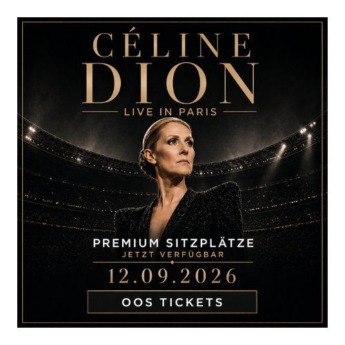 Biglietti: Céline Dion Tickets - Samstag 12.09.2026 - Block 409 – Nuovo e nell'imballaggio originale da Wohlen AG venduto da OOS-Tickets