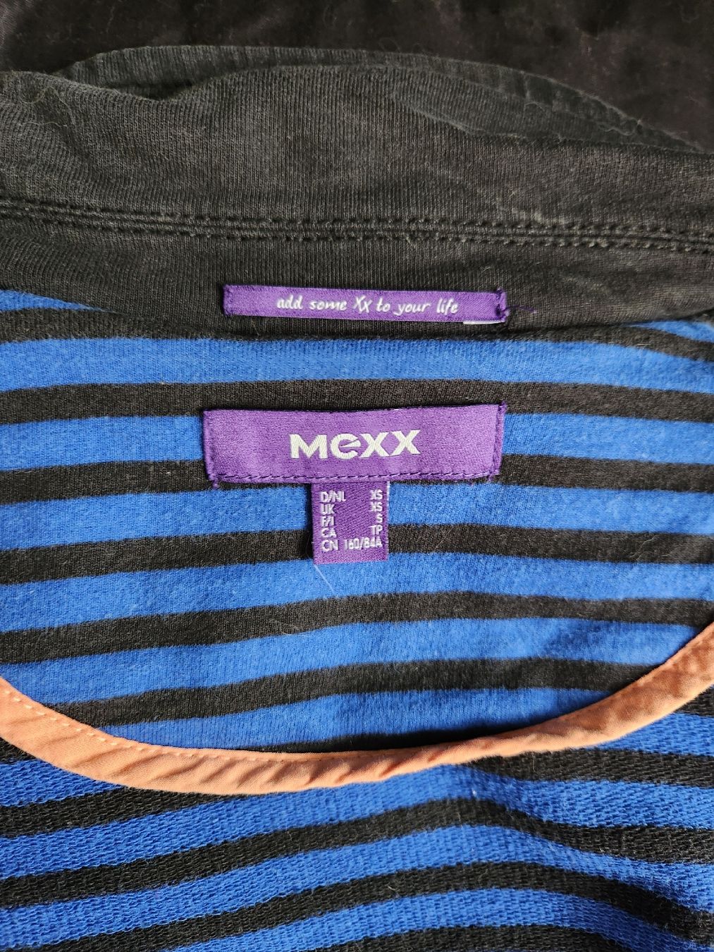 Mexx Giacche: Jersey-Blazer schwarz/blau gestreift von Mexx – Usato da Fribourg venduto da voidness 1