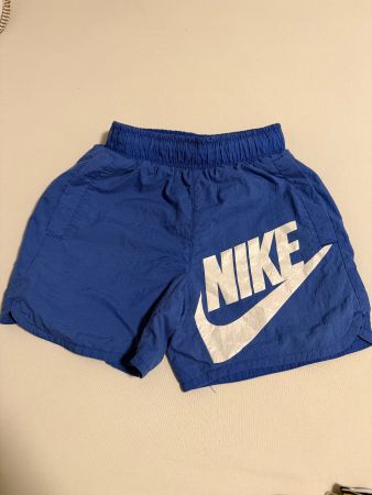 Nike Badeshorts blau mit grosser Logo Grösse M guter Zustand