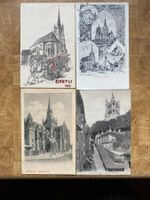 8 Cartes postales anciennes Lausanne. Cathédrale