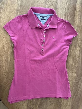 Tommy Hilfiger Polo Shirt pink Gr. S