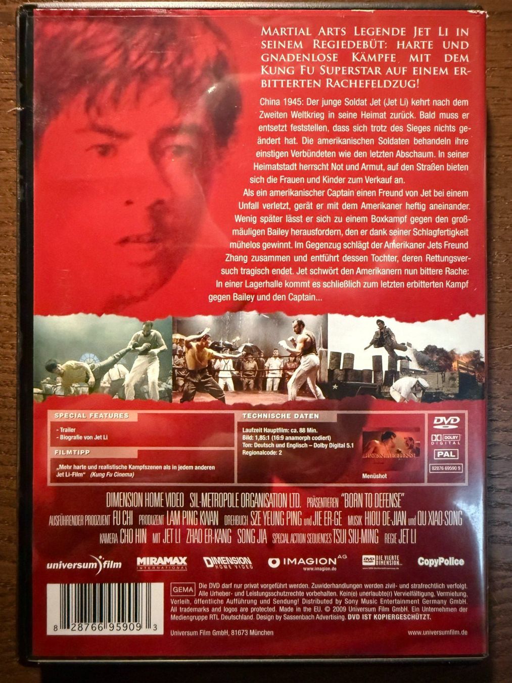 Tutti i DVDs: Born to Defense - Final Fight – Usato da Zürich venduto da FilmFreunde 1