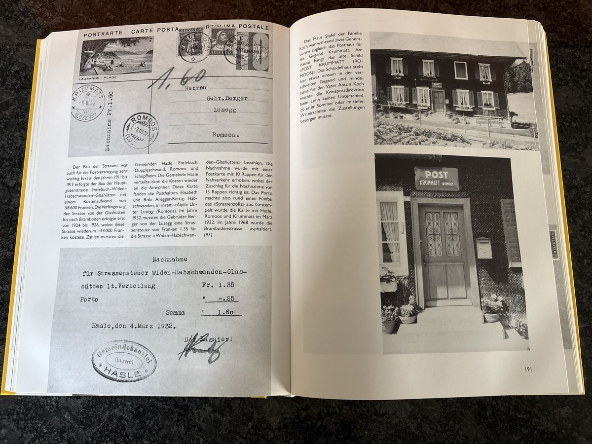 Libri: Buch Postboten Alter Zeiten Die Bergpoststellen im Entlebuch – Usato da Schlierbach venduto da Stee09 4