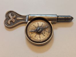 Antiker mechanischer Drehzahlmesser Woodman USA Patent 1876
