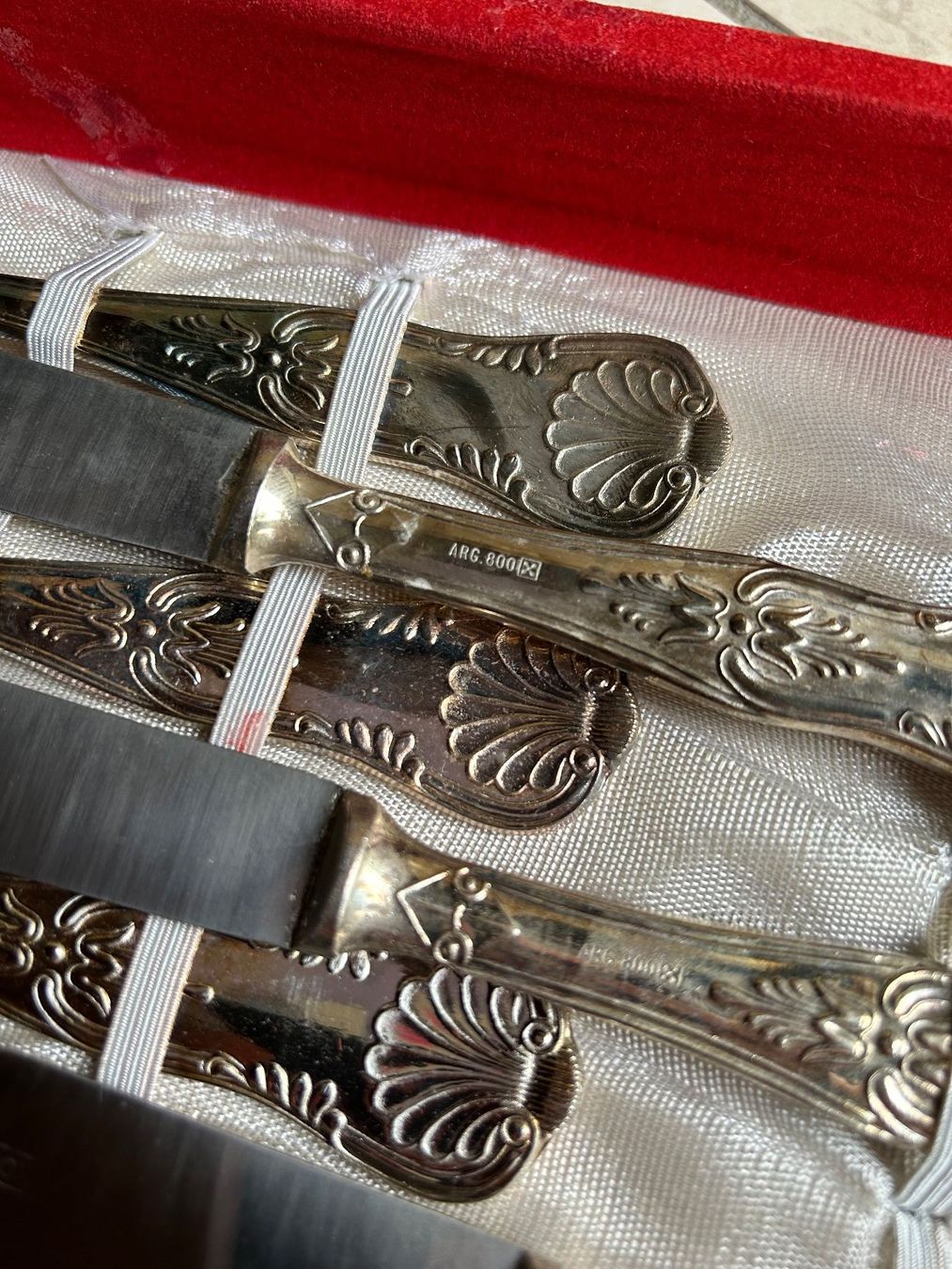 Bestecksets: Antiker Besteckset versilbert mit Koffer – Gebraucht aus Bassecourt von spargel13 4