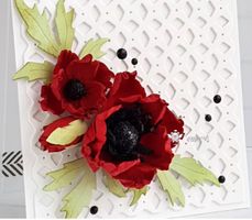 Neues Stanzschablonenset Blumen