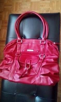 Sac à main rouge