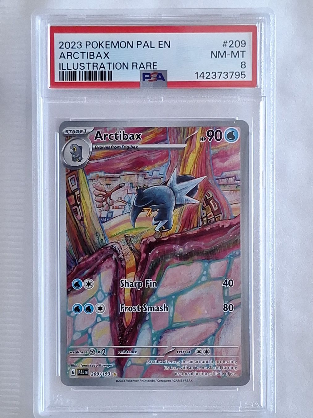Pokémon Carte collezionabili: Arctibax - Paldea Evolved - PSA 8 – Nuovo (secondo la descrizione) da Altstätten SG venduto da sulim