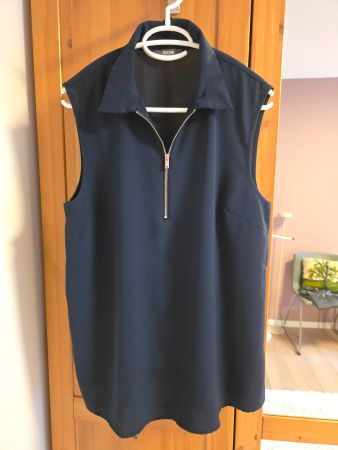 KIOMI, blaue Sommerbluse Grösse L
