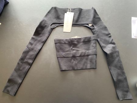 Dion Lee Strick-Oberteil schwarz Grösse XS neu
