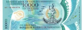 Vanuatu 10000 Vatu 2010 P-16 Polymer UNZ