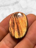Labradorit Cabochon wunderschön orange, 45ct