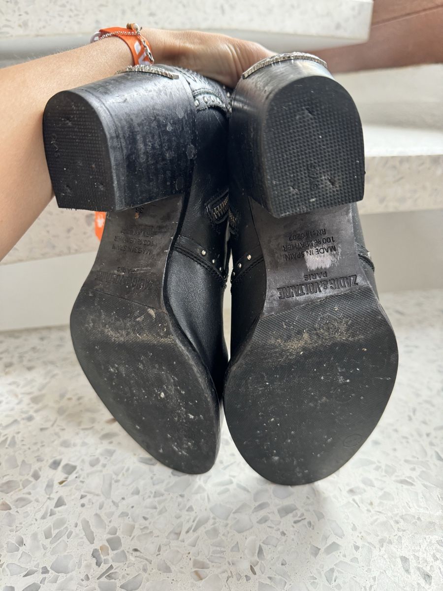 Zadig & Voltaire Scarpe da donna: Zadig&Voltaire Studded Leather Ankle Boots – Usato da Bevaix venduto da Charlene18 4