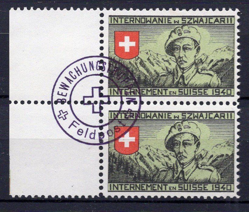 Vignette autostradali: M166  /  Internement en Suisse 1940 – Usato da Ste-Croix venduto da MONT-TAGNAC