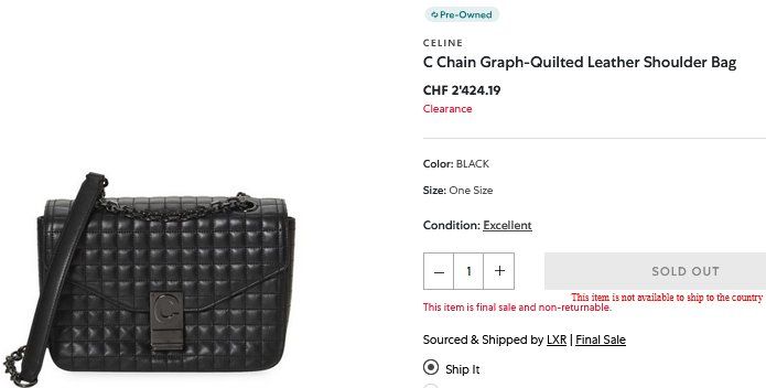 Celine Borse da donna: Céline Tasche / Sac – Usato da Collonges venduto da Auganien 1