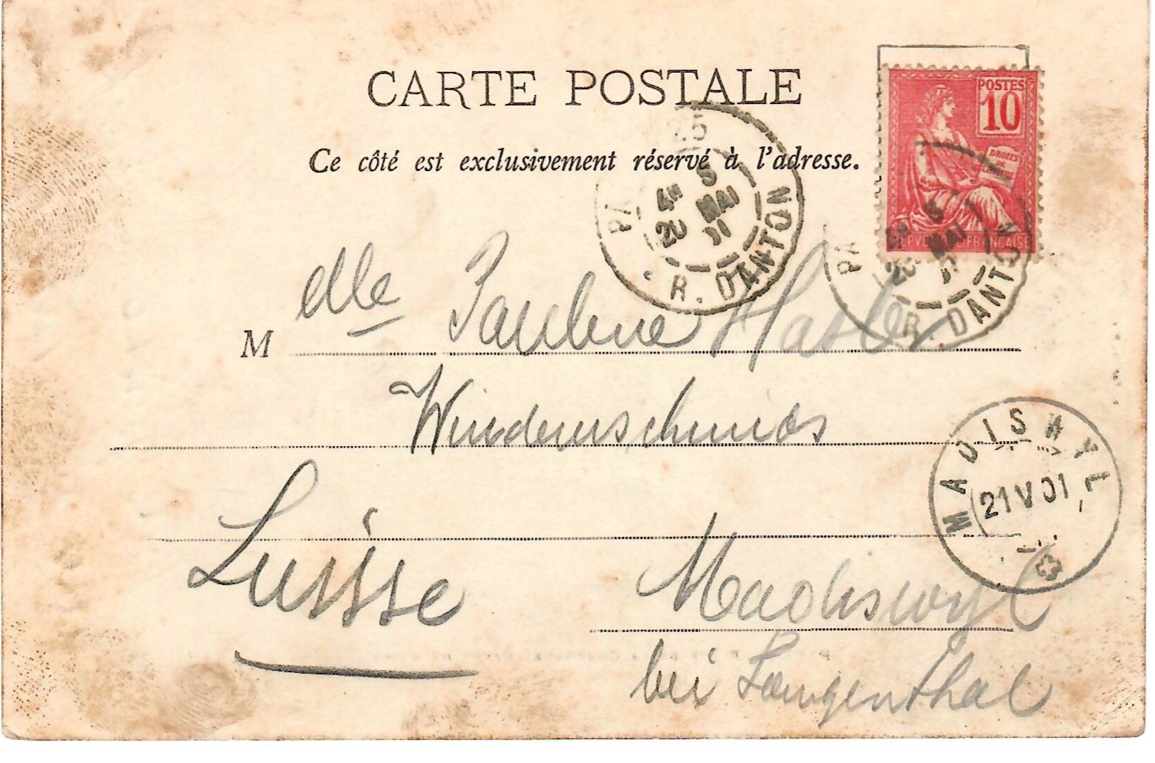 Cartoline postali: Paris - Place de la Concorde – Usato da Zweisimmen venduto da jakobsweg 1