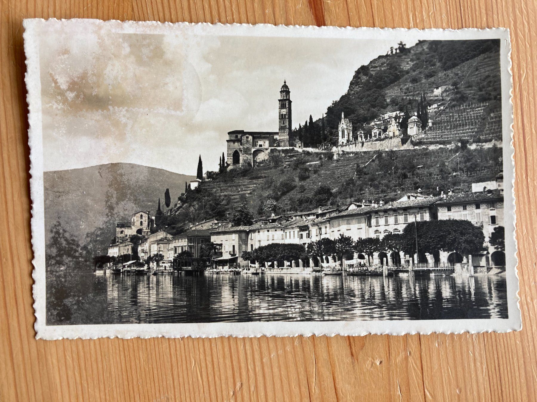 Ansichtskarten: Morcote - Lago di Lugano - AK 1931 – Gebraucht aus Oberuzwil von Henri09