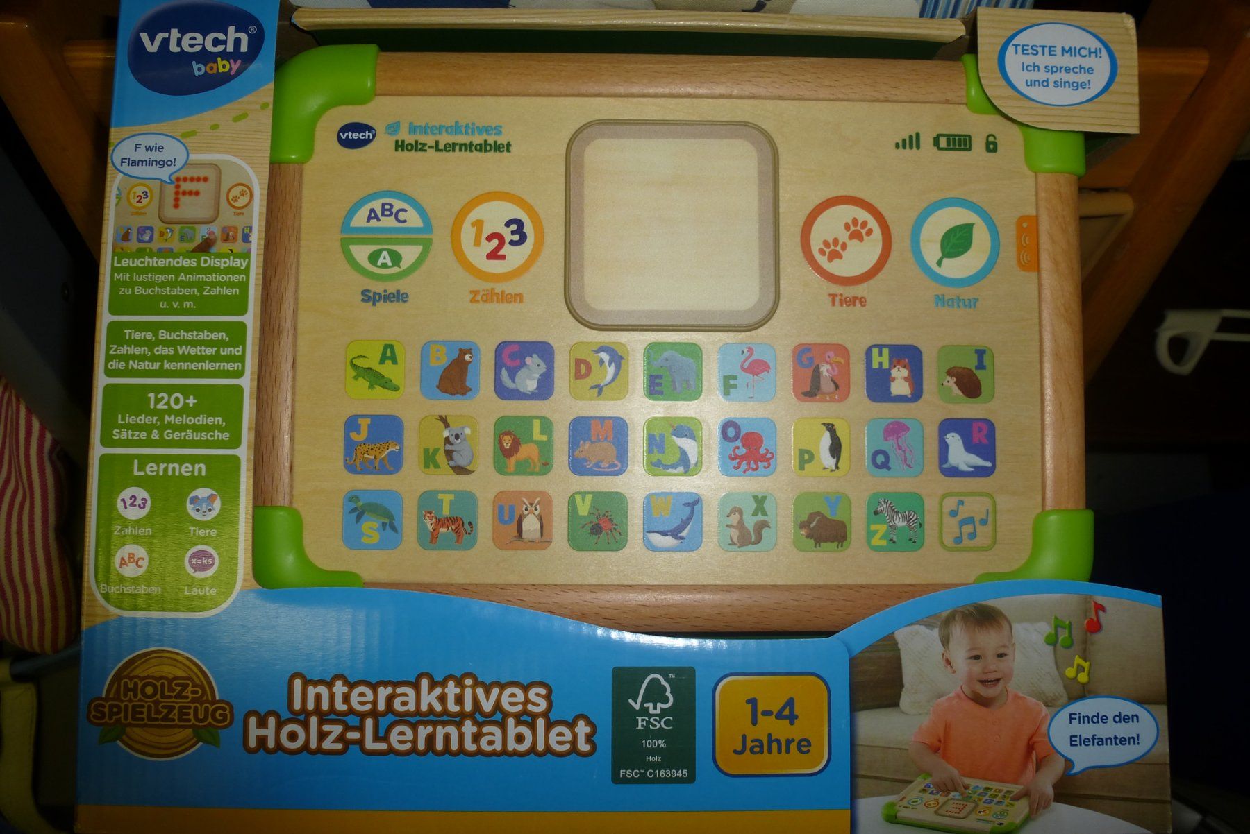 Giocattoli: v tech holzlern tablet neu – Nuovo e nell'imballaggio originale da Landquart venduto da lumima