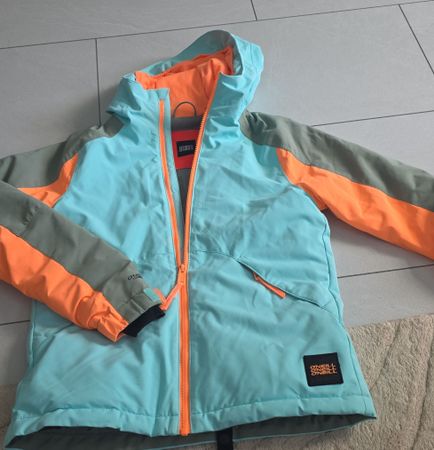 O'Neill Skijacke hellblau orange in guter Zustand