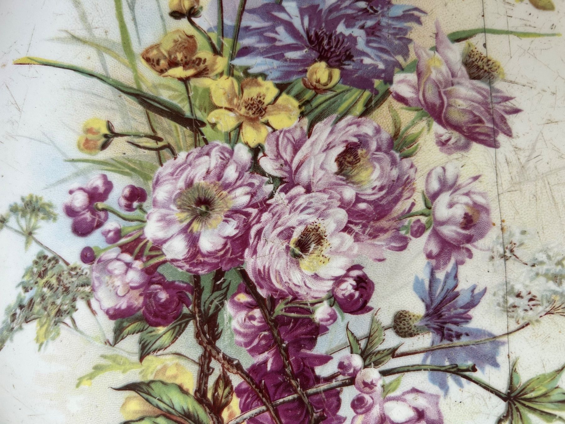Piatti: Antiker Teller - Antikes Bild; Durchmesser ca. 35 cm – Usato da Zürich venduto da Ctoc 1
