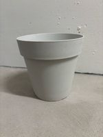 Blumentopf weiss plastik 19cm durchmesser