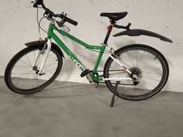 Woom 5 Kinderfahrrad grün/weiss top Guter Zustand 
