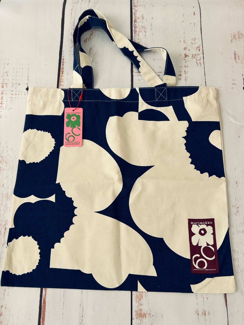 Taschen: Marimekko cotton shoper bag flower print – Neu und originalverpackt aus Zürich von Ferienan 1