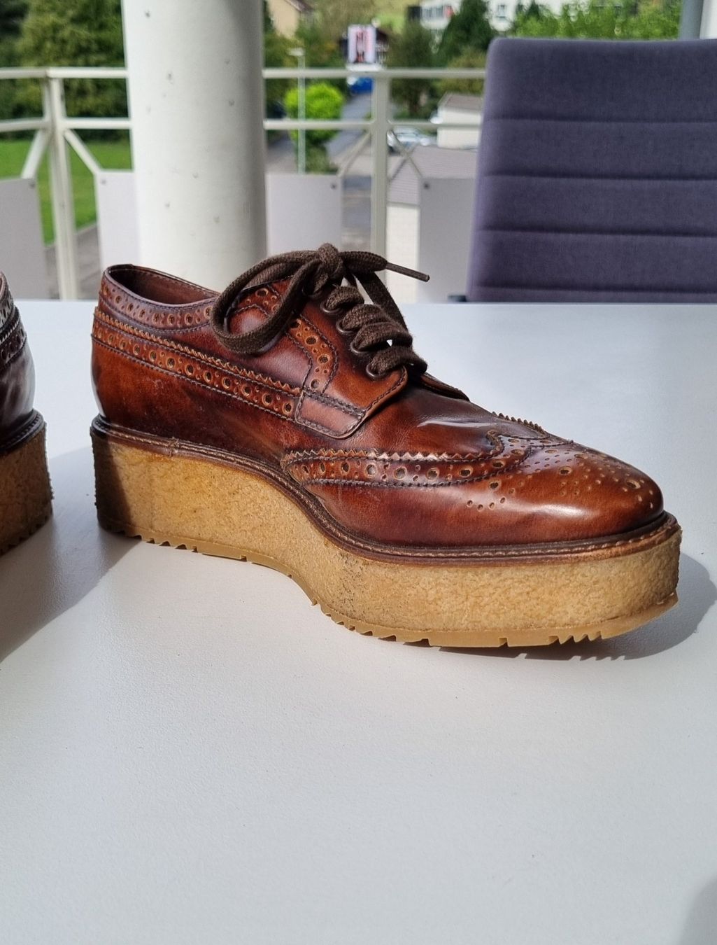 Prada Damenschuhe: Prada SS 2011 Creeper/Derby, Gr. 37 – Gebraucht aus Oberriet SG von gimidrip 2