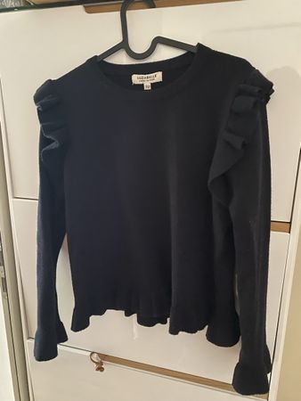 Süsser Cashmere Pullover (S) mit Rüschen, Grösse TU