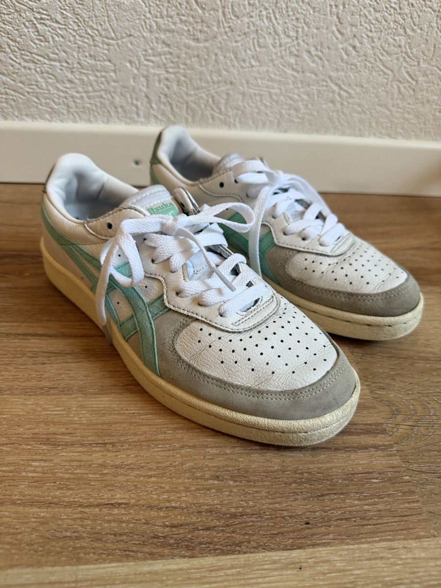 Onitsuka Scarpe da uomo: Baskets blanc/turquoise Onutsika Tiger, p.37 – Usato da Tavannes venduto da Thriftshop