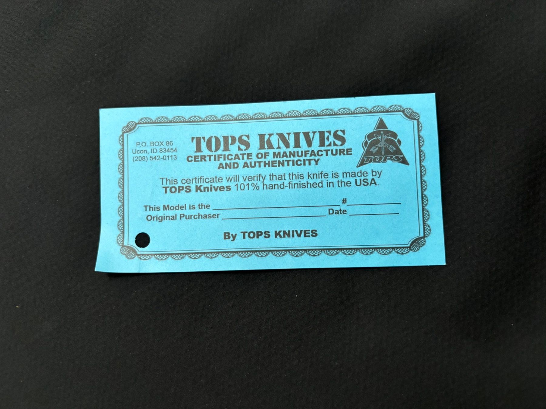 Accessori: Tops Knives El Chete – Nuovo (secondo la descrizione) da Holderbank SO venduto da FAENTILATHOR 4