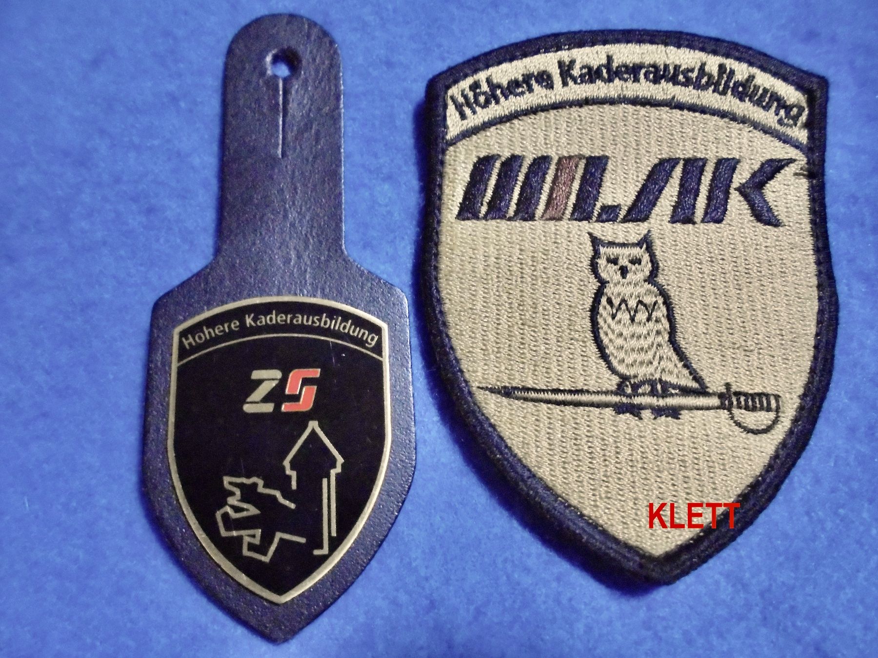Schweizer Armee Placchette & Badge: HÖHERE KADERAUSBILDUNG – Usato da Staufen venduto da negro_12