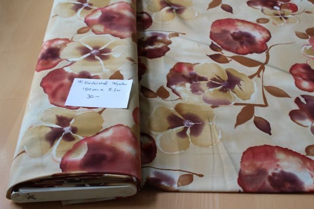 Tessuti: Kleiderstoff Blumenmuster – Nuovo (secondo la descrizione) da Zürich venduto da yvo_9d6l