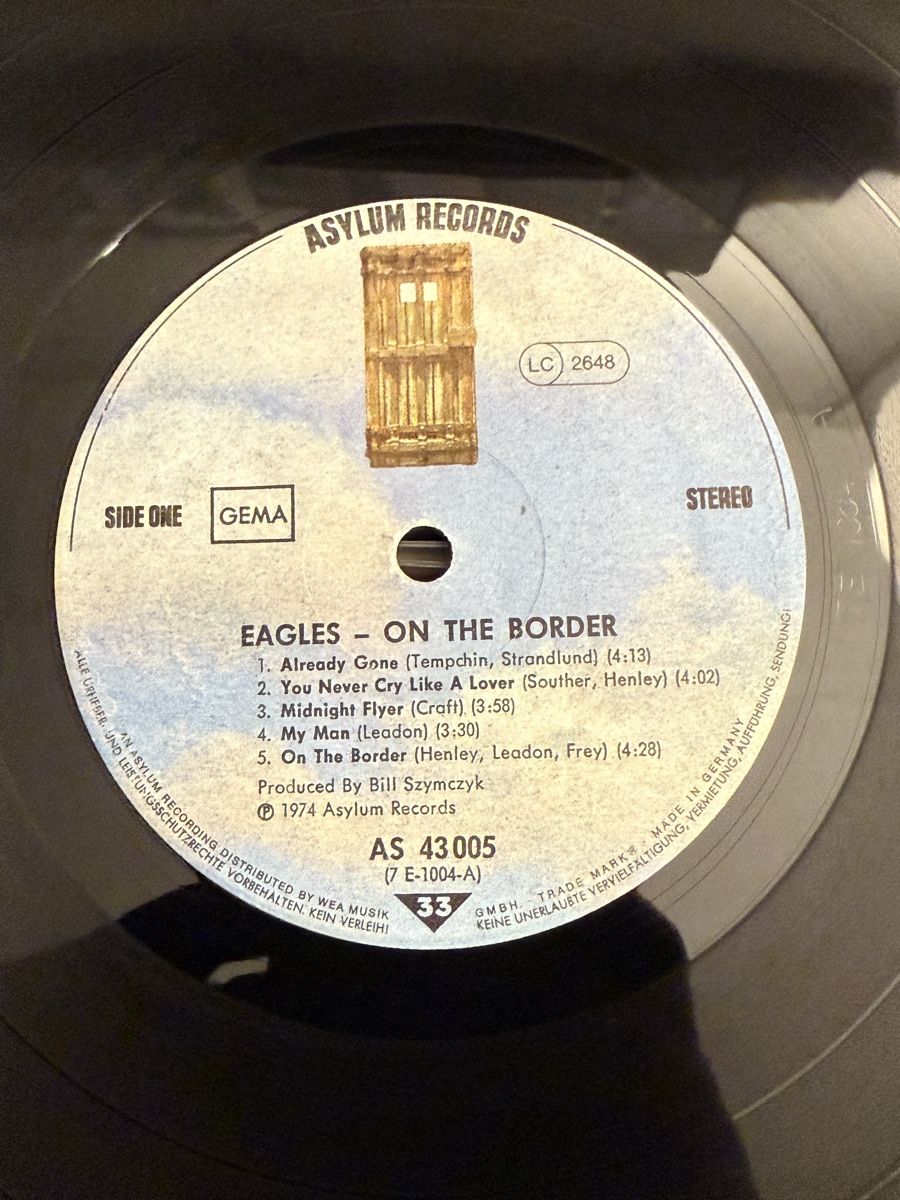 Dischi in vinile: Vinyle Eagles - On The Border / DE 1974  – Usato da Delémont venduto da Studio_du_soleil 2