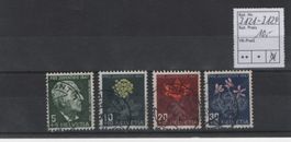 Pro Juventutemarken Serie 1940 schön Gestempelt