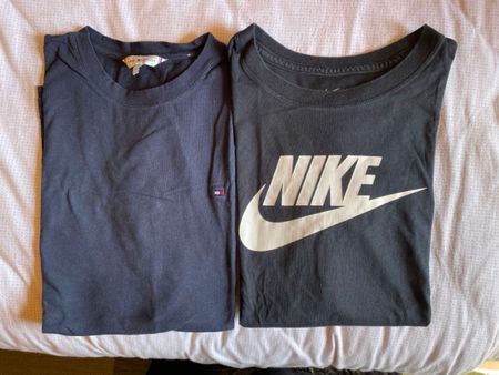 2 T-Shirts Gr S/M: Nike & Tommy Hilfiger