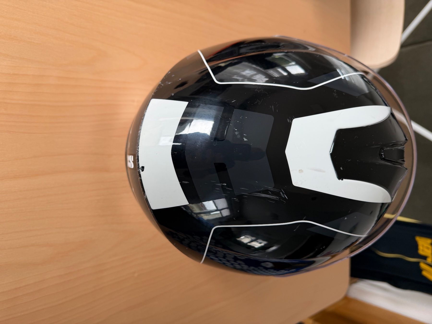 IXS Caschi & visiere: Motorradhelm ixs schwarz/weiss – Usato da Niederönz venduto da ylrahc 3